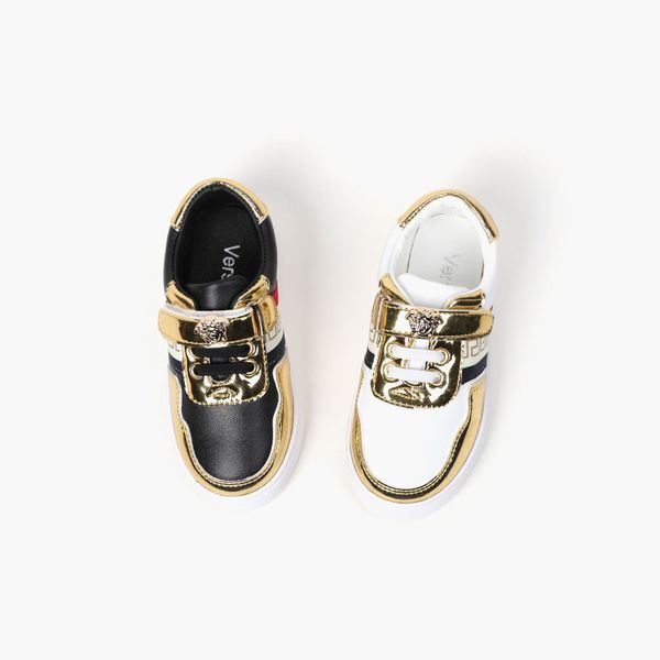 

kid мальчик пробег обувь черного цвета весна осень платье для девочки ходьбе кроссовок ес 26-35 посыла с коробки ребенка школьного спортзала, Black