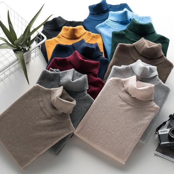 

cashmere men sweater for autumn winter clothes man hombre robe pull homme hiver knitted pullover mens turtleneck, White;black