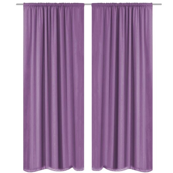 

blackout занавес 2 шт двойной слой 140 х 175 см сирень другие домашний текстиль
