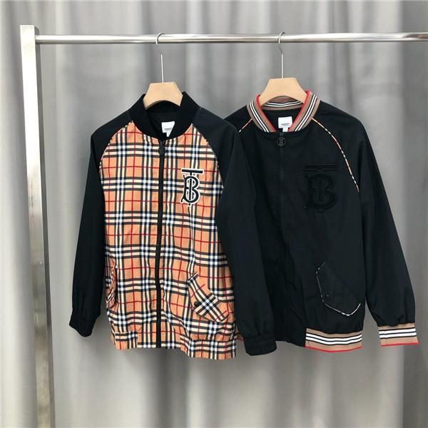 

19fw luxurious brand design bbr jackets sweatshirts men women clothes sweater fashion vintage plaid streetwear outdoor hoodies coat, Gray;blue