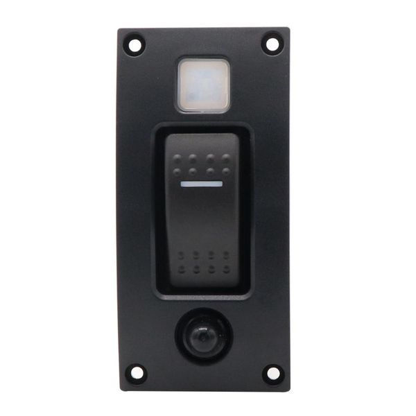 

red led rocker switch 12v 24v spst on-off waterproof with led light for car boat marine