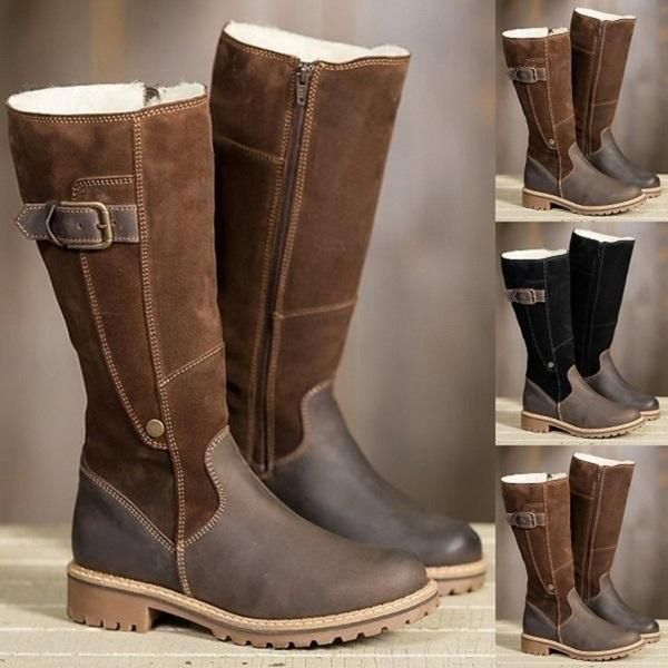

cimim boots women fashion knee thigh high boots ladies winter luxury shoes casual women snow botines mujer 2018, Black