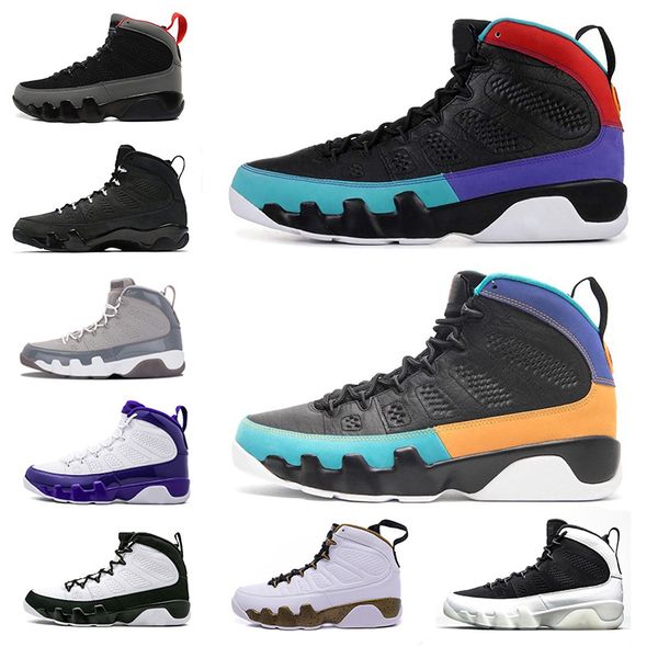 

elecar dream it do it unc 9 ix 9s mens basketball shoes la oreo mop melo bred space jam sports sneakers 7-13, White;red