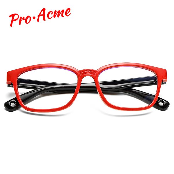 

pro acme tpee flexible anti blue light blocking glasses for kids computer gaming video glasses for boys girls age 3-12 pc1609, White;black