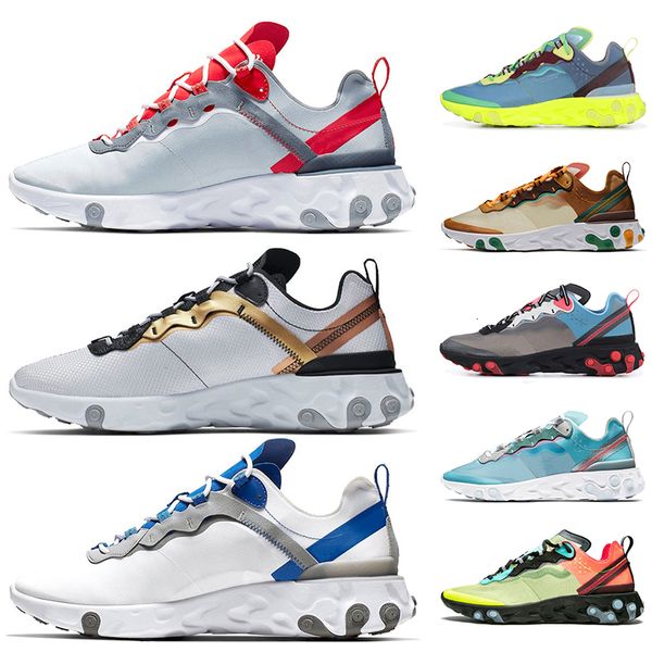 

2019 new react element 55 87 women running shoes mens trainers undercover lakeside volt royal tint outdoors reacts shoes sports sneakers