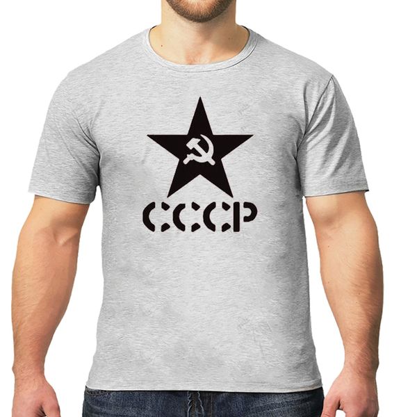 

cotton russian t shirts men ussr soviet union man short sleeve tshirt moscow russia mens tees o neck s-4xl m1049 rw, White;black