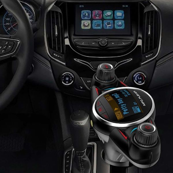

new car mp3 bluetooth hands-support usb car, casual 2.1a 5v 0.5-2m charging car 10m mp3 87.5-108.0mhz