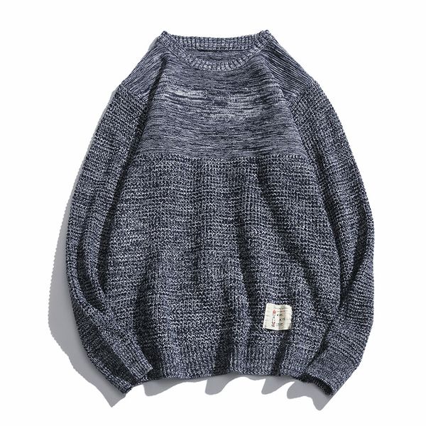 

новая осень твердая повседневная мужчины свитер мужской свитер brands зима мужская o-образным вырезом хлопок перемычки пуловеры одежда, White;black