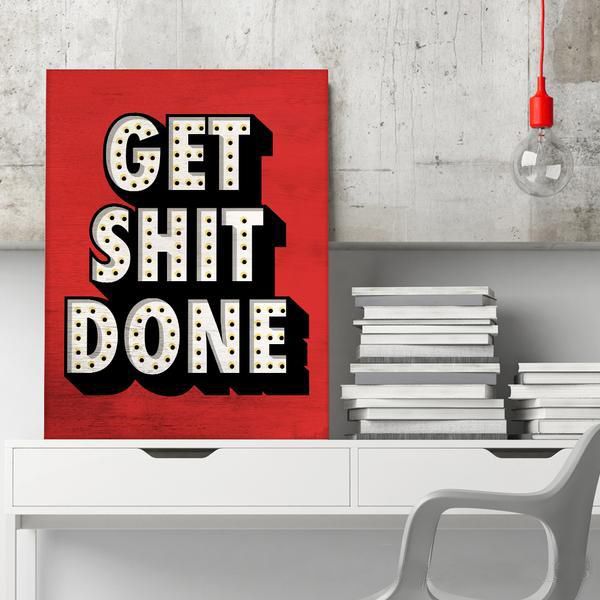 

alec монополия "get дерьмо done" home decor расписанную hd печать картина маслом на холсте wall art canvas картина офис художественную культ