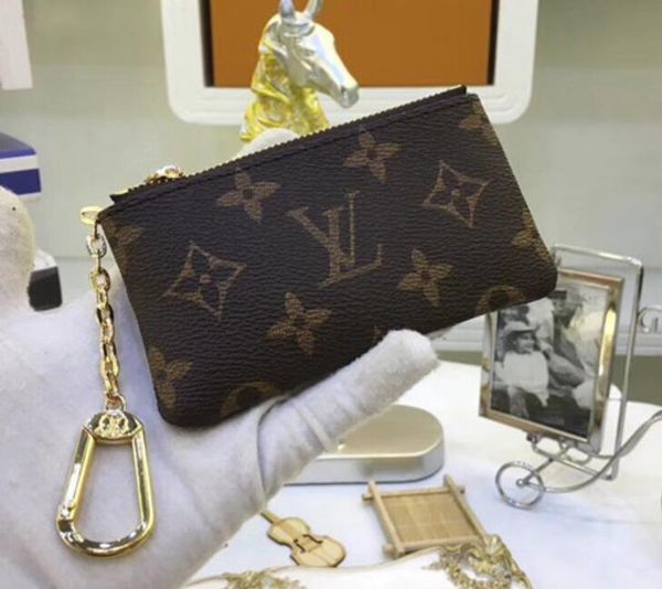 

Free post new classic checkerboard coin purse key case