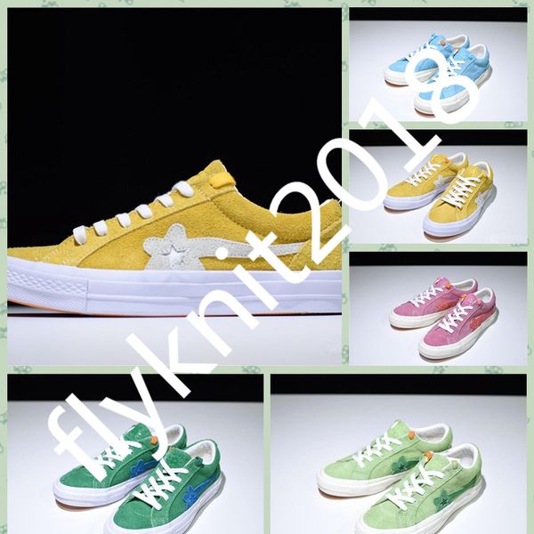 

converse one starxgolfs lefleurs ttcs новые ttcs creatorx ones star golf le fleur wang замша красный синий зеленый желтый розовый подсолнух