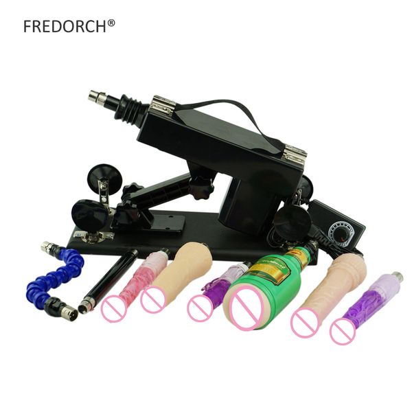 

fredorch women automatic machine and 8 with love man dildos accessories pumping for a2 retractable toys, gun sexmaschine y191221 sjllm