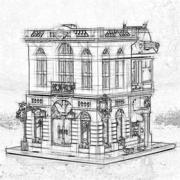 

king 84001 15001 creator expert brick bank with city 2413pcs model building blocks gifts toys creative city construction 10251