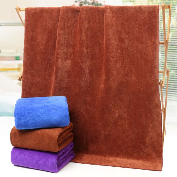 

bath towel microfiber 80*180cm beauty salon bed towel car cleaning yoga towel