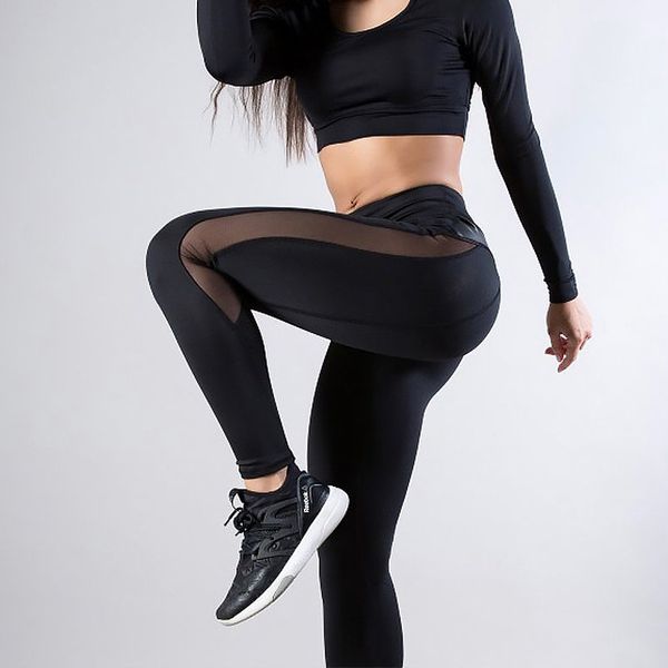 

2020 female women yoga pants seamless fitness leggings sports running gym leggings high waist push up slim black sportswear, White;red