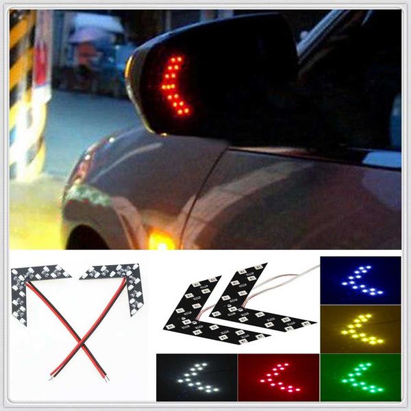 

2pcs car led arrow panel rearview mirror indicator turn signal light forford transit ranger mustang ka fusion focus f-150