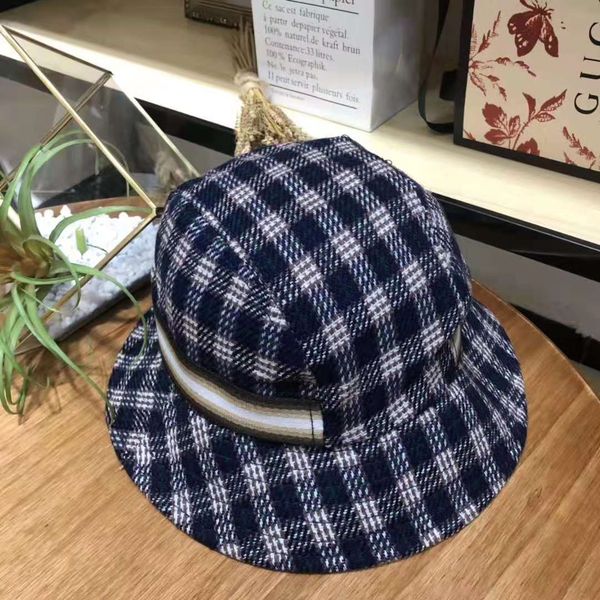 

autumn new arrive womens designer hats luxury caps for women men with plaid pattern fashion brand fitted flat g cap highly quality, Blue;gray