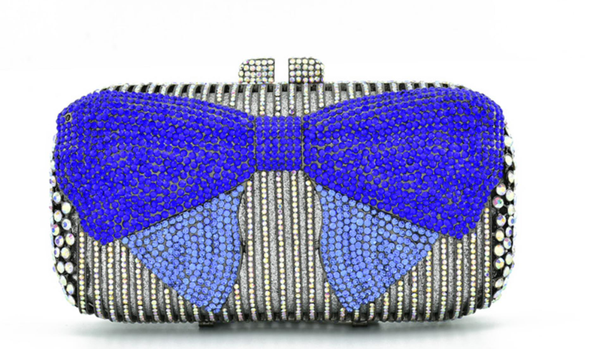 

xiyuan female crystal diamond evening bag clutch bags with chain bridal handbag wedding party women's evening clutch purse gift