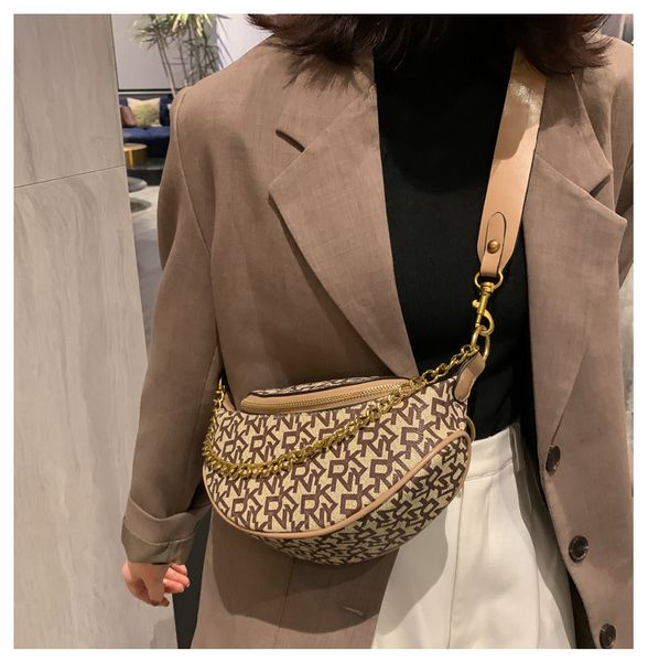 

luxe merk designer lederen schoudertassen voor vrouwen handtassen 2020 crossbody pack vrouwen tas designer borst zakken taille v