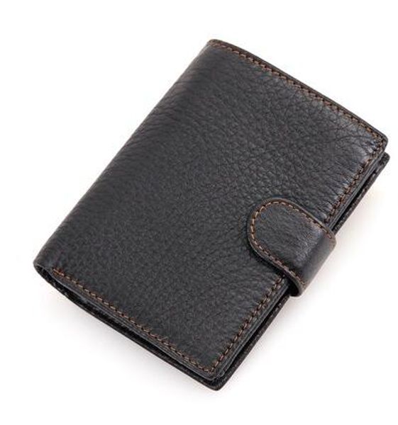 

fashion genuine cow leather men small zipper men walet portomonee male short coin purse brand perse carteira, Red;black