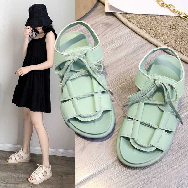 

female sandal comfort shoes for women wedge sports women's sandals muffins shoe all-match high heels 2020 summer ladies, Black