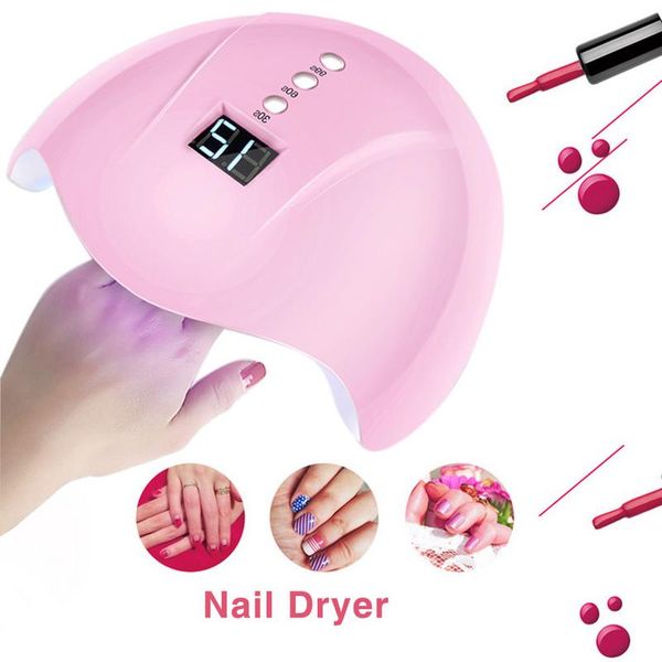 

nail dryer for nail led uv lamp 36w 12 leds uv lamp for manicure lcd display drying all gels polish art tools