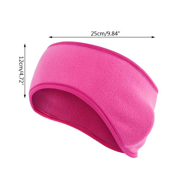

thermal fleece hair band running fitness yoga ski warm earmuffs cap pxpf
