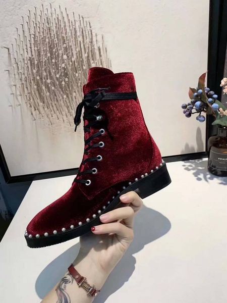 

the latest fashion designer velvet face travel martin boots roman locomotive personality shopping west high boots ankle boots 35-40
