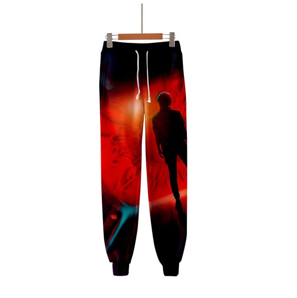 

3d love, death&robots women/men hip hop pants trousers kpop fashion casual new casual warm pants slim kpop, Black;white