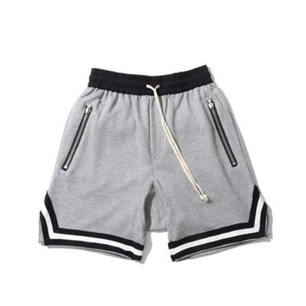 

мужские летние шорты брюки fear of god черный серый ретро кулиской hip hop high street классический casual бег шорты фитнес, Black