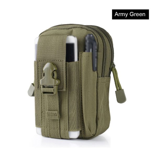 

tactical camouflage molle pouch belt waist pack bag running pouch hiking travel camping pocket