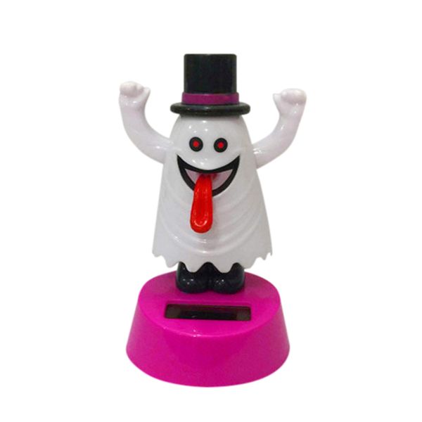 

2019 halloween shaking toy solar powered dancing halloween swinging animated bobble dancer toy car decore