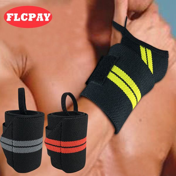 

1 pcs hand wraps wrist strap for badminton tennis weight lifting powerlifting bodybuilding breathable adjustable wrist support, Black;red