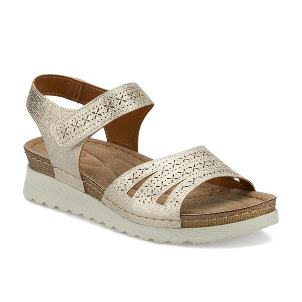 

flo 161167.z gold women sandals polaris, Black
