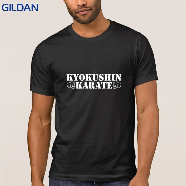 

kyokushin karate t shirt for men customize standard t-shirt spring humor hilarious men's tshirt short sleeve crazy, White;black