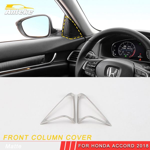 Anteke Auto Car Styling Front Column Trim Cover Interior Accessories For Honda Accord 2018 Exterior Auto Accessories Exterior Auto Body Parts From