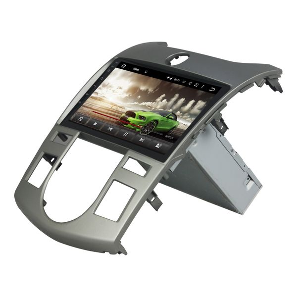 

octa core 1 din 9" android 8.0 car dvd radio gps for kia cerato forte 2008-2012 wifi bluetooth usb mirror-link 4gb ram 32gb/64gb rom
