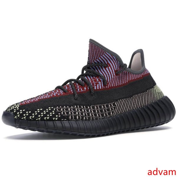 

new yecheil yeshaya black static reflective kanye west men running shoes cloud white earth clay zebra beluga women trainer designer sneakers