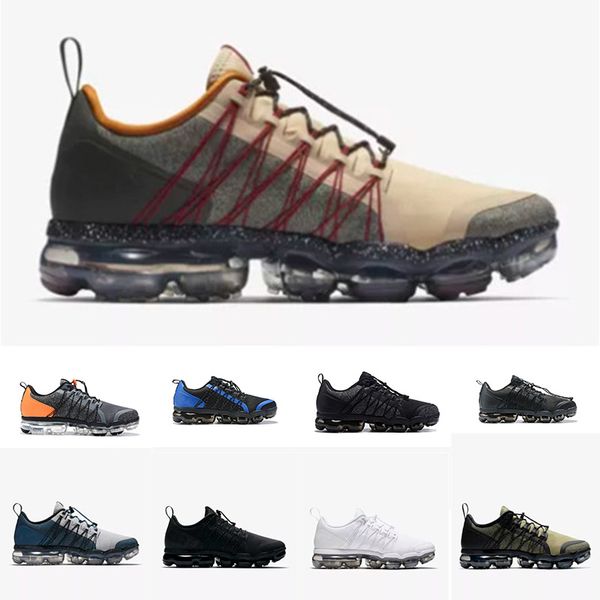 

2019 Run UTILITY Mens Running Shoes Triple White Black REFLECTIVE Medium Olive Burgundy Crush Designer Mens Trainers Sports Sneakers