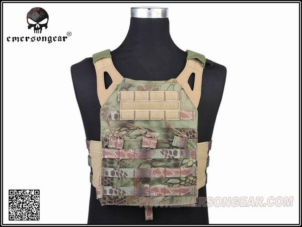 

emersongear jpc vest simplified version tactical jumper carrier vest combat gear back support mandrake em7344i mr, Black;blue