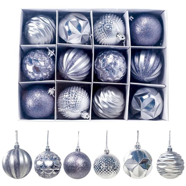 

12pcs/lot 60mm christmas tree decor ball baubles xmas party hanging ball ornament decoration xmas hanging home christmas decor