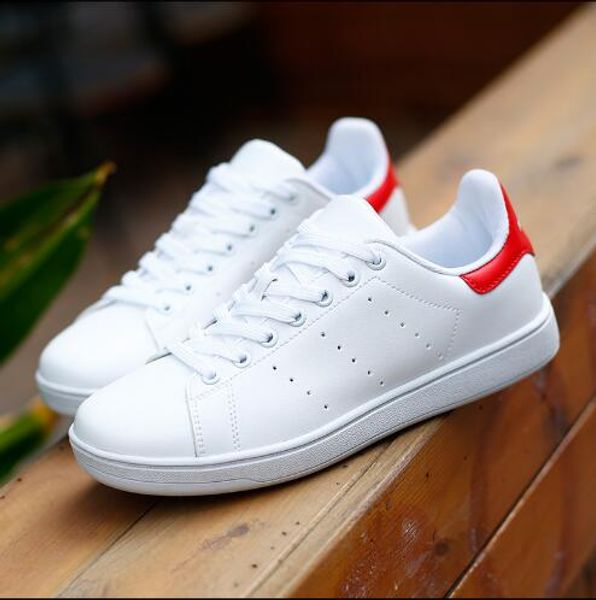 

2018 New Stan Smith shoes Brand women men fashion sneakers casual PU Skateboard Punching White Girls shoes