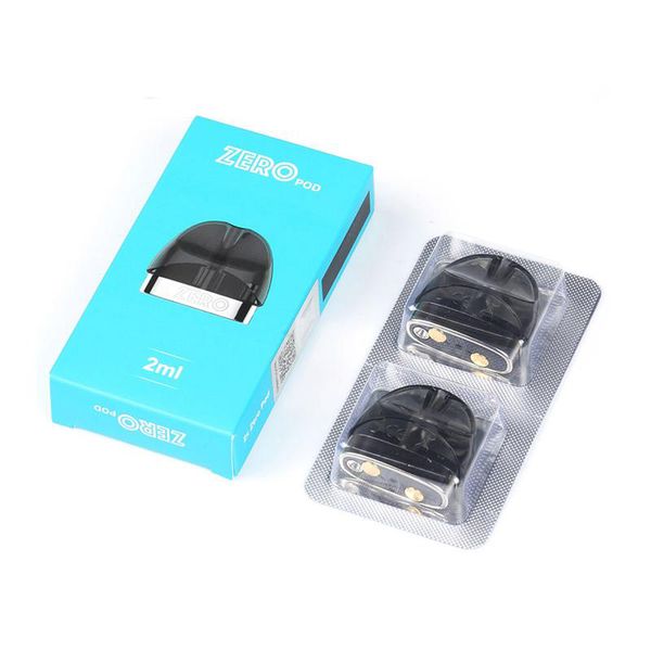 

100% Original Zero Pod 2ml Cartridges 2pcs/pack Main PCTG Material for Zero Starter Kit E Cigarette Pod Spare Part