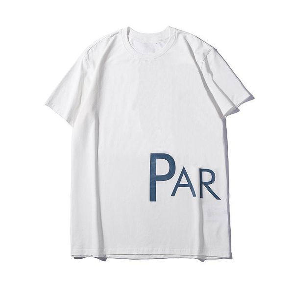 

fashion brand men designer t shirt men women letter print casual short sleeve black white fashion mens designer tees, White;black