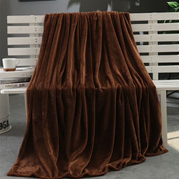

1pc home fashion super soft warm solid warm micro plush fleece blanket throw rug bedding cover