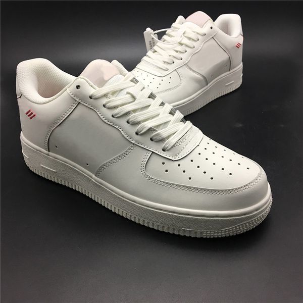 

Forced 1 Men Women Low Casual Shoes White Red Forcing Jogging Sport White Sneakers Classic AF Trainers