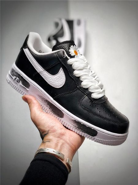 

star products couple shoes fashion sports shoes daisy pattern embroidery distressed casual sneakers wild 000, Black