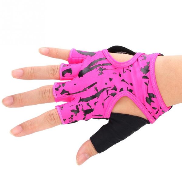 

1 pair women fitness gloves anti-skid wear-resistant dumbbell weight lifting fitness equipment half finger sports gloves