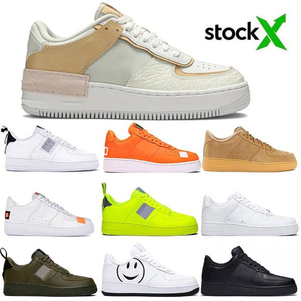 

stock x women platform shoes mystic navy pale ivory black utility volt white sports skateboarding mens trainers sneakers 36-45