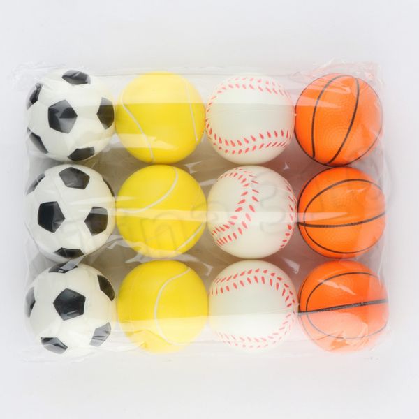 Articoli novità pet dog Toy Sponge Balls 6.3cm Soft PU Foam Ball Disimballare il giocattolo Novità animali domestici Giocattoli per bambini T2G5033